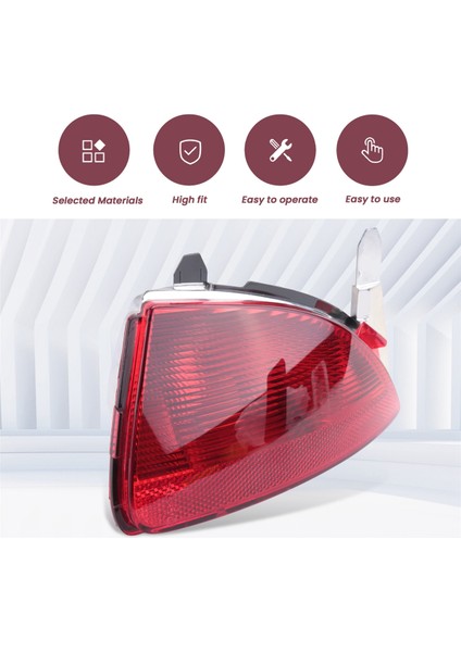 1 Adet Sağ Araba Arka Tampon Sis Lambası Fren Fren Lambası, Renault Kadjar 2015-2018 Için Uyarı Lambası (Yurt Dışından) fırsatları