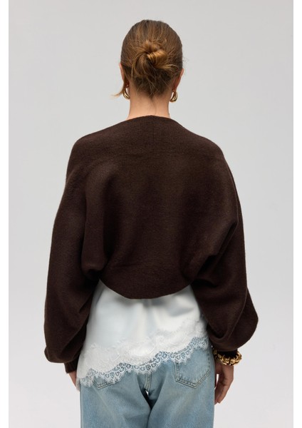 Ardor Uzun Kollu Kahve Triko Bolero indirimleri