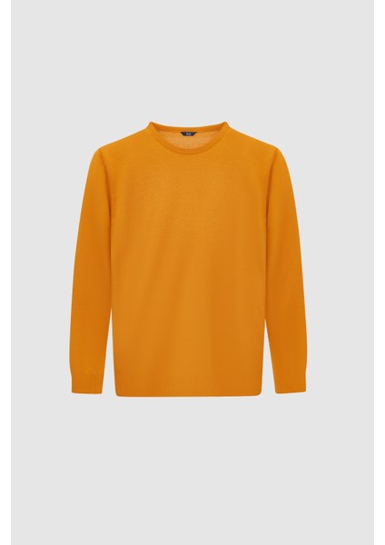 Ds Damat Regular Fit Sarı Düz Kazak indirimleri