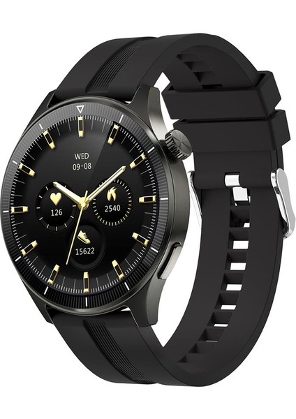 Sw-2p-Gy Akıllı Saat 3.7cm LCD Bluetooth Çağrı Sağlık Gözetimi Spor Bildirimleri IP67 Gri