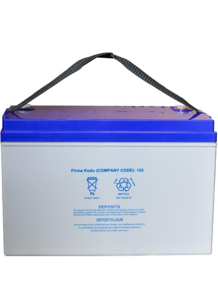 YH-26919 12V 100AH Tam Bakımsız Deep Cycle Jel Akü 330X172X218MM Yeni Tarihli Taze Akü modelleri