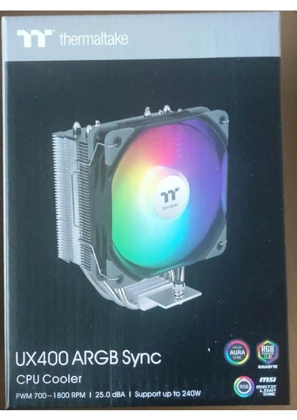 UX400 Argb 120MM Kule Tipi Işlemci Soğutucu Siyah indirimleri