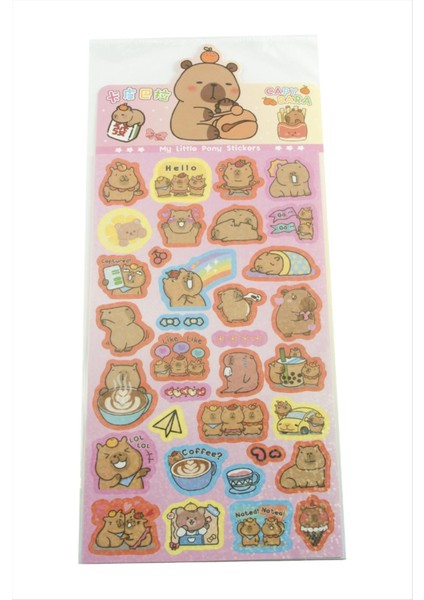 Wizard Küçük Midilli Sticker-Pembe
