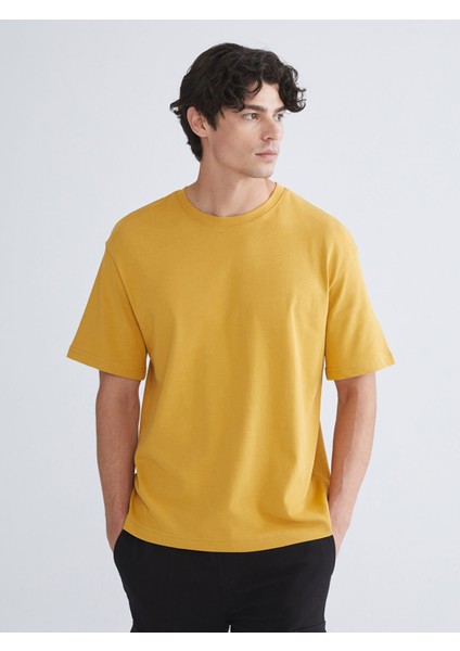 Yeni Sezon Bisiklet Yaka Penye Erkek Tişört