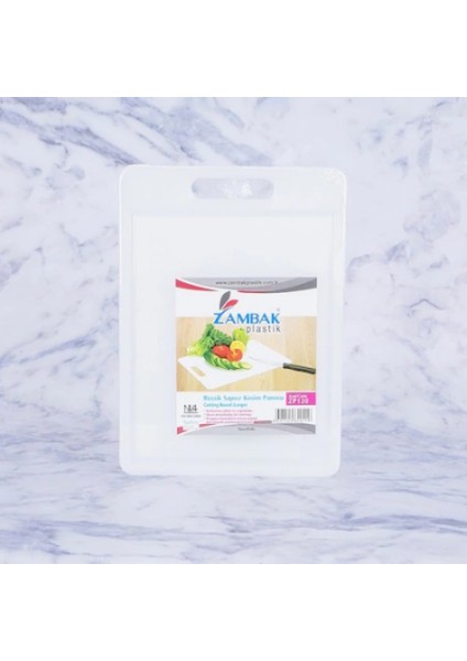 Sapsız Büyük Plastik Kesim Panosu 33.5x24cm (4915) Go-53-vice/(1395)