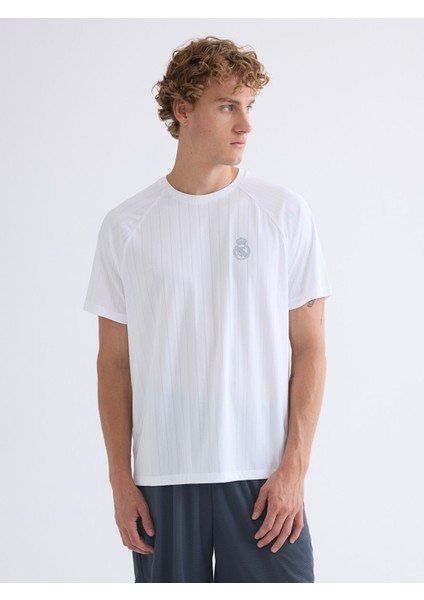 Yeni Sezon Bisiklet Yaka Real Madrid Baskılı Erkek Taraftar Tişört