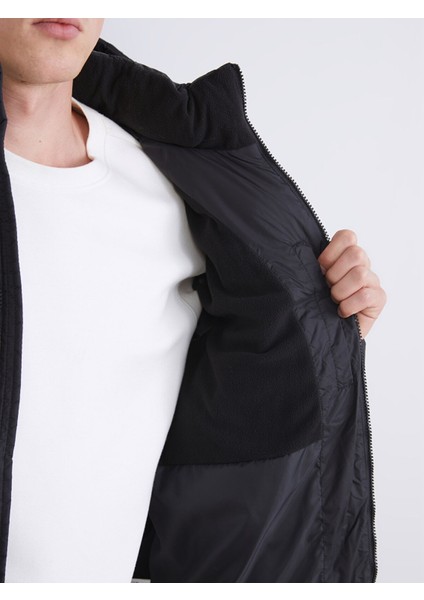 Yeni Sezon Standart Kalıp Kapüşonlu Erkek Şişme Mont modelleri