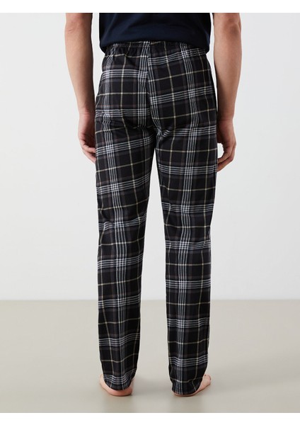 Yeni Sezon Standart Kalıp Ekose Erkek Pijama Alt fırsatları