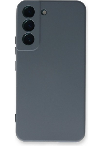 Bfs Samsung Galaxy S22 Plus Kılıf Nano Içi Kadife Silikon - Gri