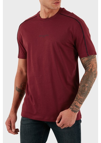 Logolu Pamuklu Regular Fit Bisiklet Yaka Sweat Erkek T Shirt XM001360 AF10358 UA328 indirimleri