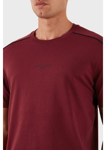 Logolu Pamuklu Regular Fit Bisiklet Yaka Sweat Erkek T Shirt XM001360 AF10358 UA328