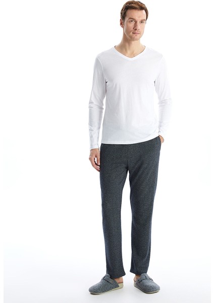 Yeni Sezon Standart Kalıp Erkek Pijama Alt