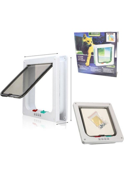 Ds-Derin Kedi Kapısı 4 Yollu (25X23,5X5,5)