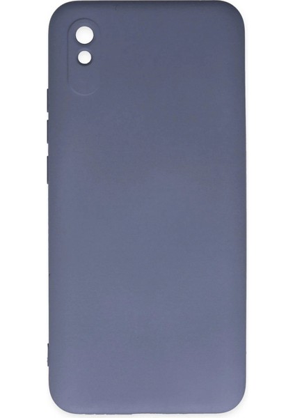 Bfs Xiaomi Redmi 9A Kılıf Nano Içi Kadife Silikon - Gri
