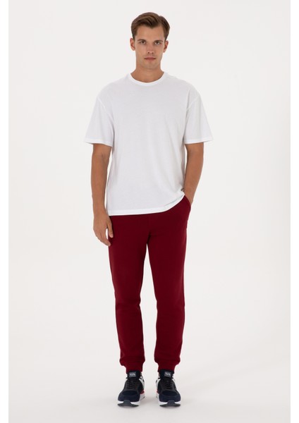 Erkek Bordo Eşofman Altı 50313765-VR014