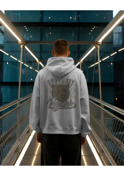Beamount Bears Baskılı Hoodie