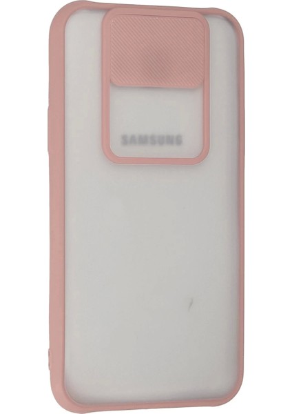 Bfs Samsung Galaxy J7 Kılıf Palm Buzlu Kamera Sürgülü Silikon - Pembe fiyatları