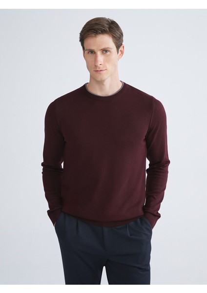 Yeni Sezon Bisiklet Yaka Erkek Triko Kazak