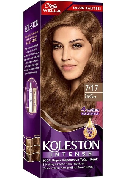 Koleston Intense Saç Boyası 7/17 Buzlu Çikolata - Salon Kalitesi fiyatları