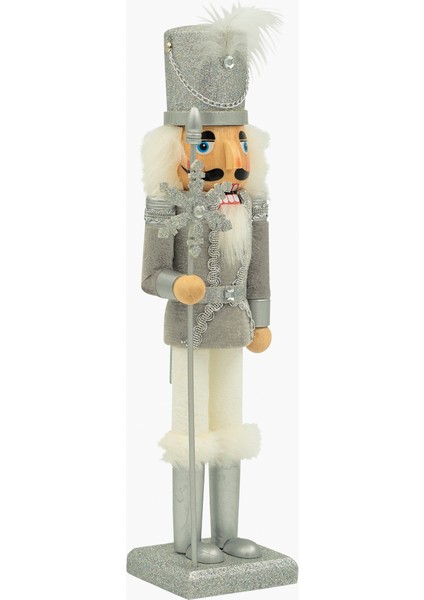Beyaz&gümüş Stantlı Nutcracker 38 cm fiyatları