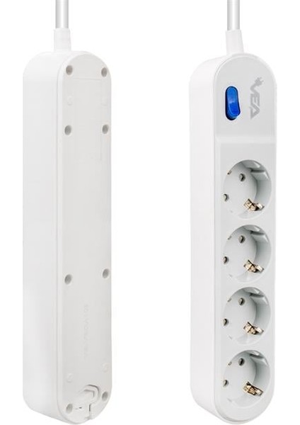 Vea VE-VEGA104 A Class 4'lü Anahtarlı 1.5 Metre Akım Korumalı Priz fiyatları