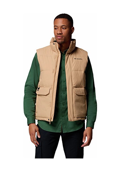 Landroamer™ Puffer Vest Erkek Outdoor Yeleği 2134281262 Kahverengi