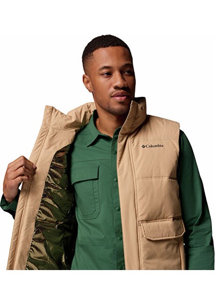 Landroamer™ Puffer Vest Erkek Outdoor Yeleği 2134281262 Kahverengi