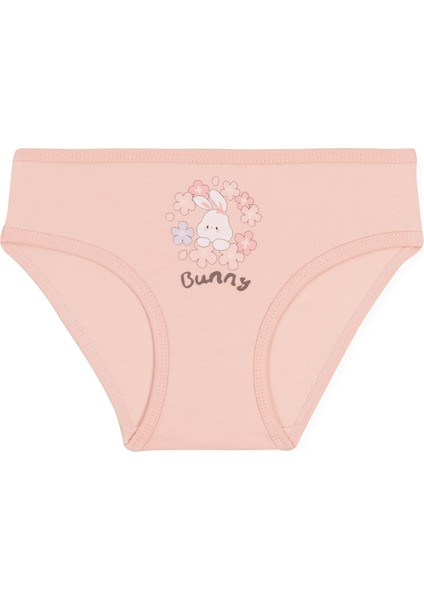 Kız Çocuk Pamuklu Renkli Baskılı Bikini Külot 3'lü Paket 5834 Renkli fırsatları