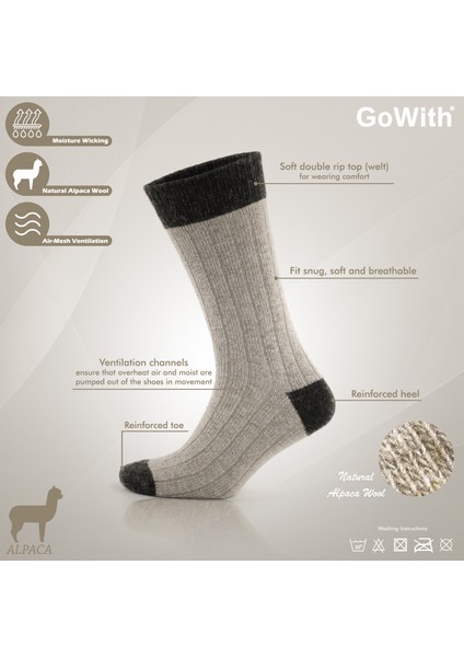 Alpaka Yünlü Topuk Burun Renkli Termal Kışlık Çorap 3096 fiyatları