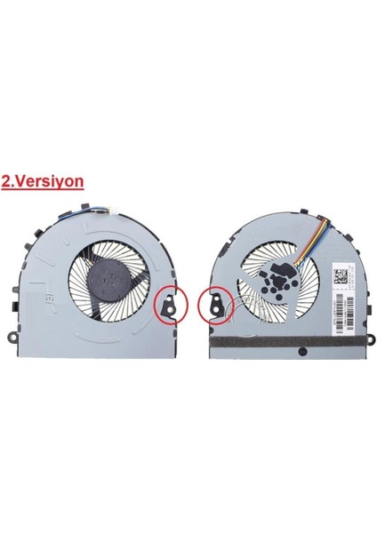 Hp 250 G7 (10R41EA), Hp 250 G7 (10R48EA) Dizüstü Bilgisayar, Notebook Fanı - Ver.2