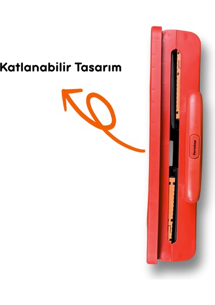 4 Tekerlekli, 55 Litre Kırmızı Katlanır Alışveriş Arabası fiyatları