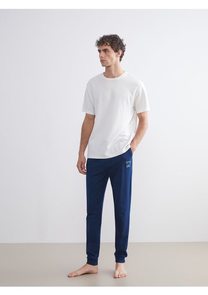 Yeni Sezon Standart Kalıp Erkek Jogger Pijama Alt