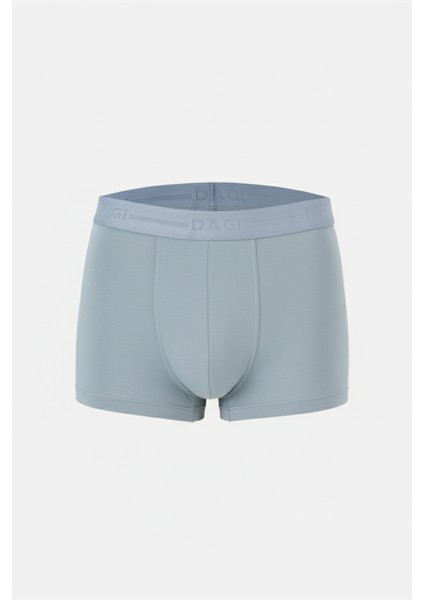 Açık Mavi-Koyu Yeşil 5210 3'lü Desenli Pamuk Boxer