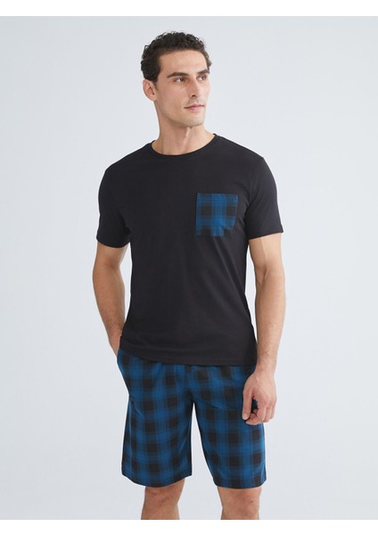 Yeni Sezon Standart Kalıp Erkek Şortlu Pijama Takımı fiyatları