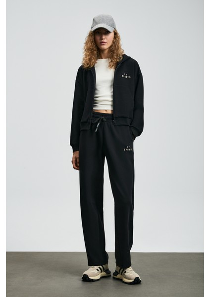 Ada Örme Kadın Eşofman Siyah fırsatları