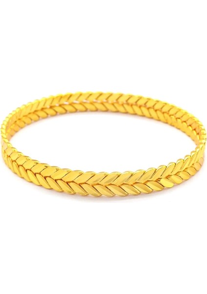 Başak Modeli Burma Bilezik Altın Kaplama fiyatları