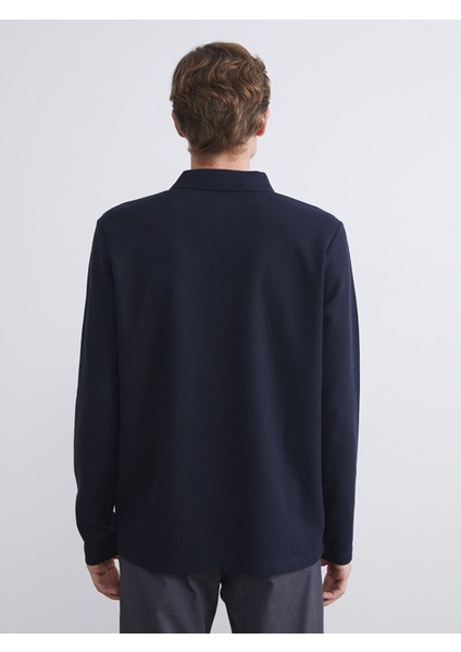 Yeni Sezon Polo Yaka Uzun Kollu Erkek Sweatshirt fırsatları