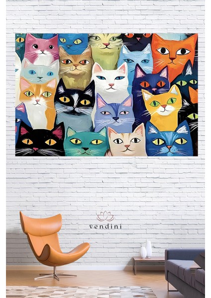 Kaliteli Kumaş, Canlı Renkler Duvar Halısı Duvar Örtüsü Wall Tapestry