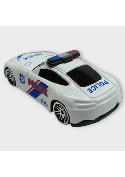 Metal Mini Polis Arabası 8 cm - Polis - 8 modelleri