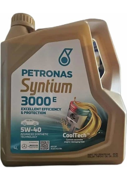 Syntium 3000 E 5W 40 Ileri Tam Sentetik Motor Yağı