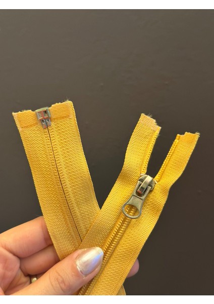 Hardal Sarısı Fermuar 55X3 cm