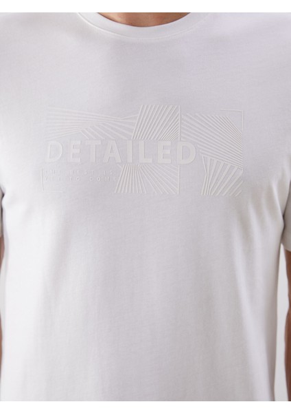 Yeni Sezon Bisiklet Yaka Baskılı Penye Erkek Tişört modelleri