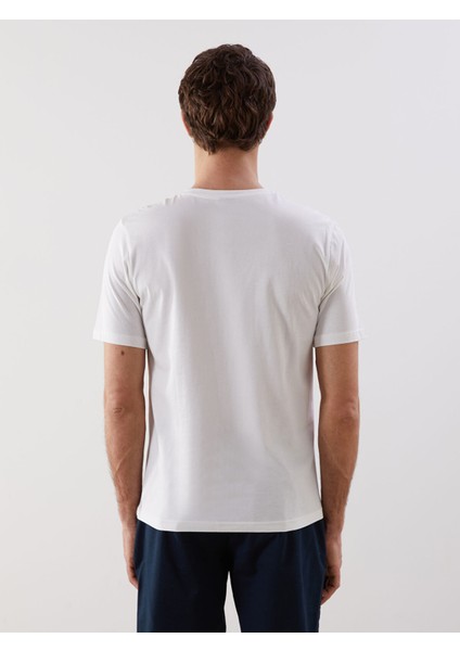 Yeni Sezon Bisiklet Yaka Baskılı Penye Erkek Tişört fırsatları