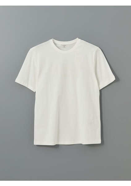 Yeni Sezon Bisiklet Yaka Baskılı Penye Erkek Tişört indirimleri