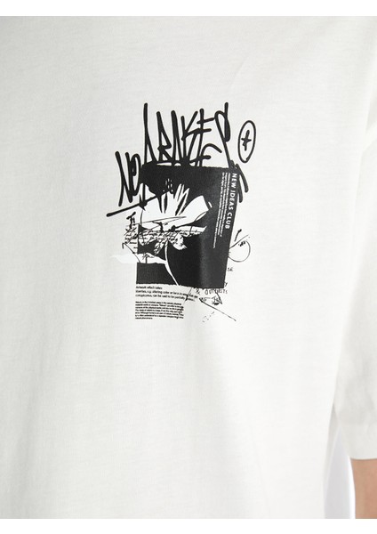 Yeni Sezon Bisiklet Yaka Kısa Kollu Baskılı Penye Erkek Tişört modelleri