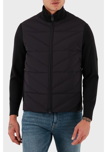 Kapitoneli Regular Fit Dik Yaka Fermuarlı Mont Erkek Mont EM003426 AF17823 UB118