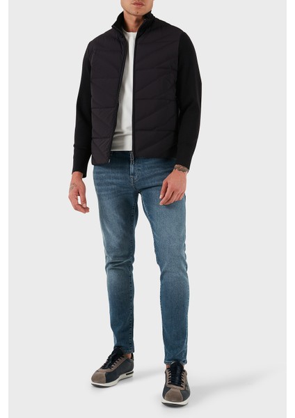 Kapitoneli Regular Fit Dik Yaka Fermuarlı Mont Erkek Mont EM003426 AF17823 UB118 fiyatları