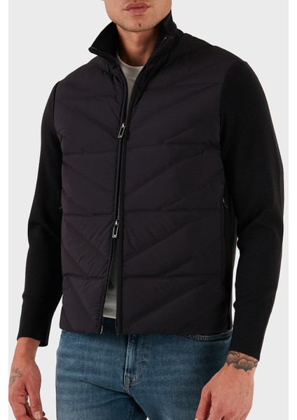 Kapitoneli Regular Fit Dik Yaka Fermuarlı Mont Erkek Mont EM003426 AF17823 UB118 fırsatları