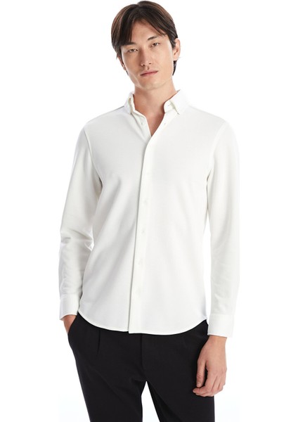 Yeni Sezon Slim Fit Uzun Kollu Erkek Gömlek