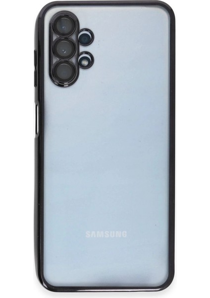 Bfs Samsung Galaxy A13 4g Kılıf Razer Lensli Silikon - Siyah